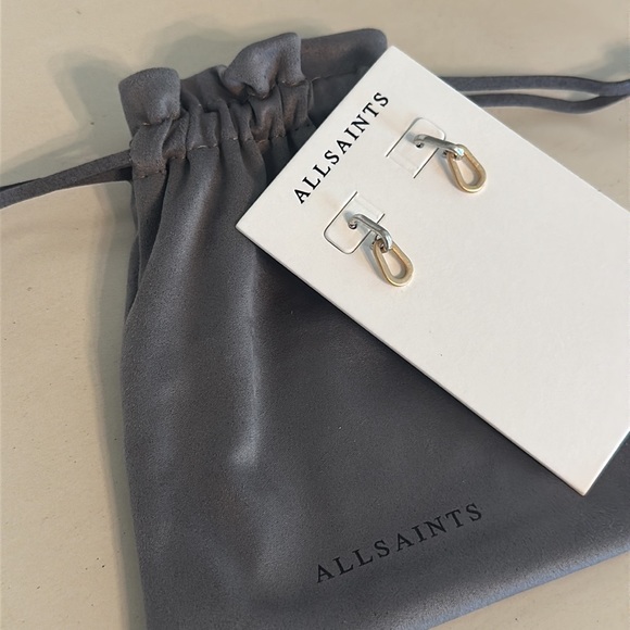All Saints NWT Mixed Metals Earrings - Picture 9 of 9